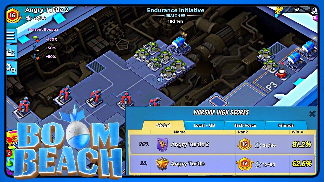 Season 85 Day 2 DOMINATION! Best Strategy & Unlock Path &ndash; Boom Beach Warships