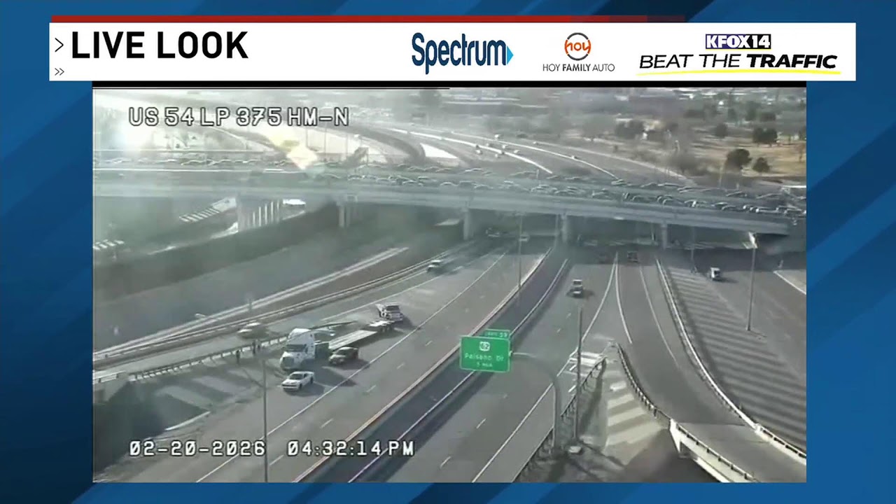 WATCH: a live look at traffic across the Borderland Friday afternoon