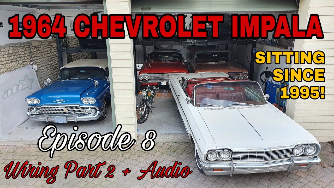 Reviving a 1964 Chevrolet Impala - Episode 8 - Wiring Part 2 + Audio + Power Windows
