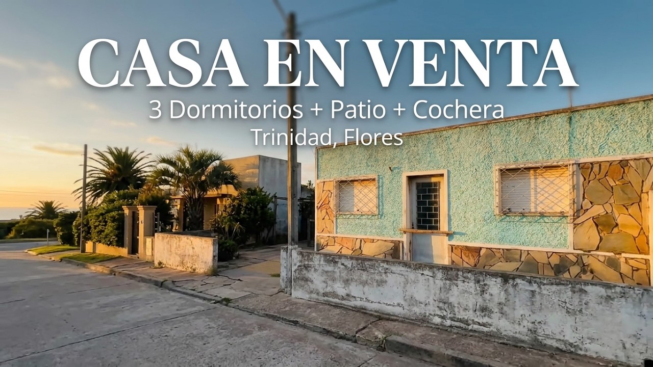 Casa 2 dormitorio patio cocher Trinidad Flores URUGUAY @Inmobiliariamenyou #alquilercasa #realestate