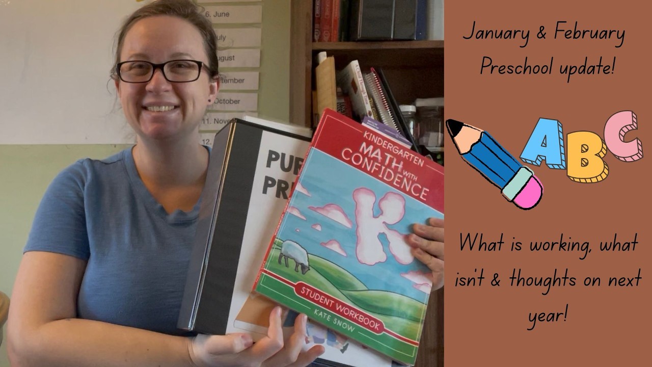 January & February Preschool Update! // My thoughts on next year