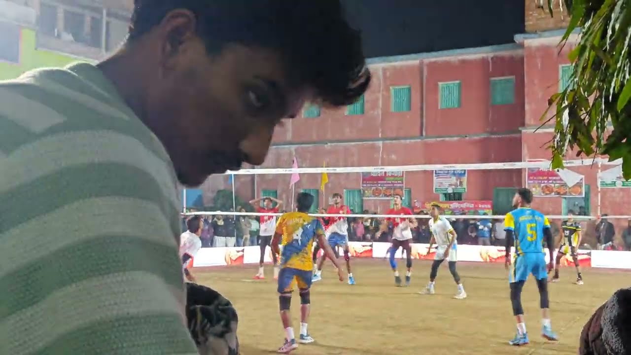 2 set volleyball qater final WB pulice V/S furfura Big volleyball 🏐 Mach #lick #subscribe @#