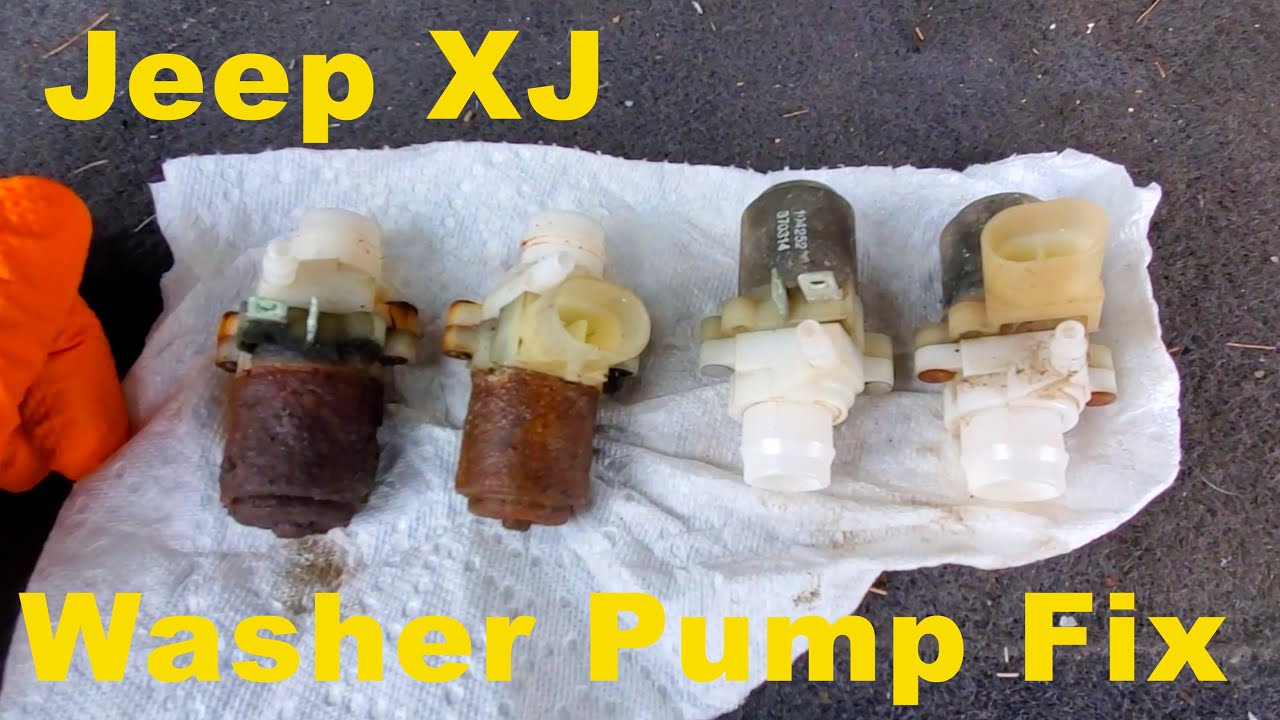 Replacing Washer Fluid Pumps on 2001 Jeep XJ