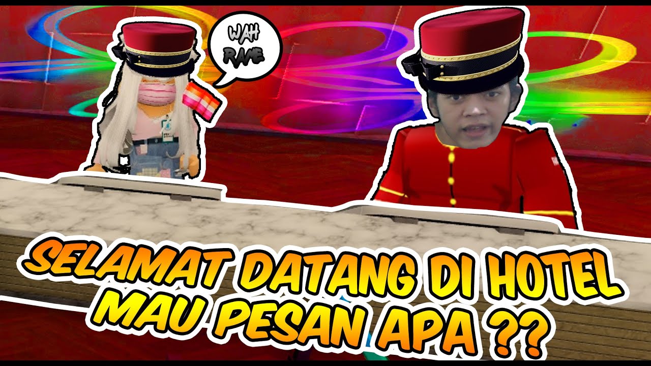 MPRIBADI MENJADI PEGAWAI HOTEL TERKENAL DI ROBLOX - ROBLOX - FUNNY GAMES