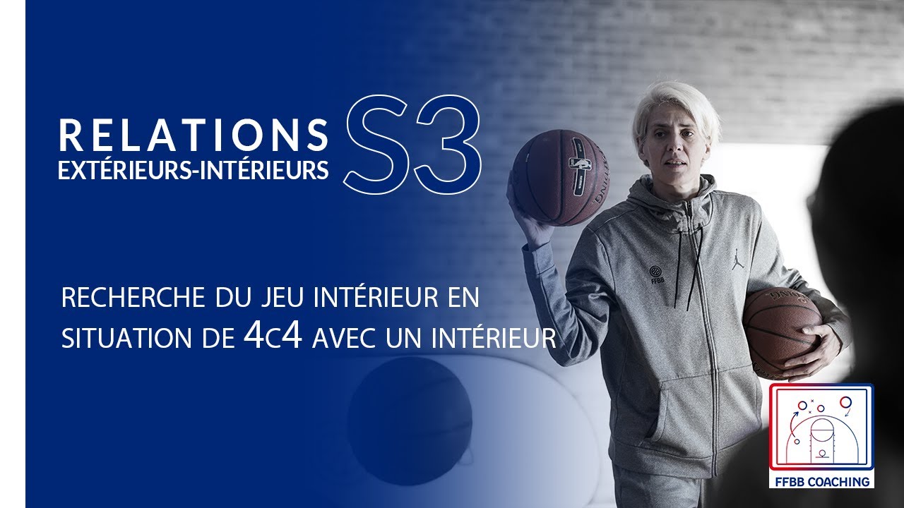 Relations Extérieurs-Intérieurs S3: Recherche du jeu intérieur en situation de 4c4 avec un intérieur