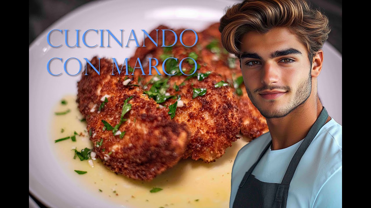 Cotolette di Pollo Croccanti al Limone con Salsa Salmoriglio