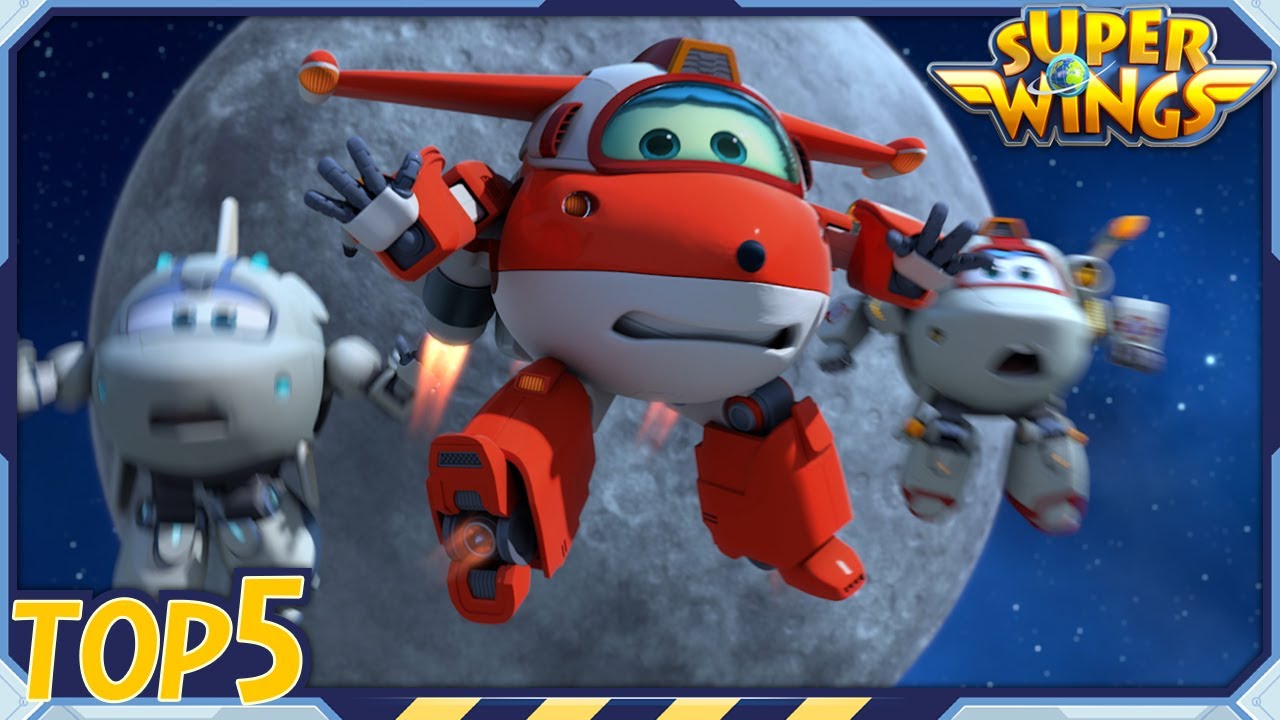 [SUPERWINGS Top5] I'm Coming to See You Now! | Superwings | Super Wings | Top Picks A30
