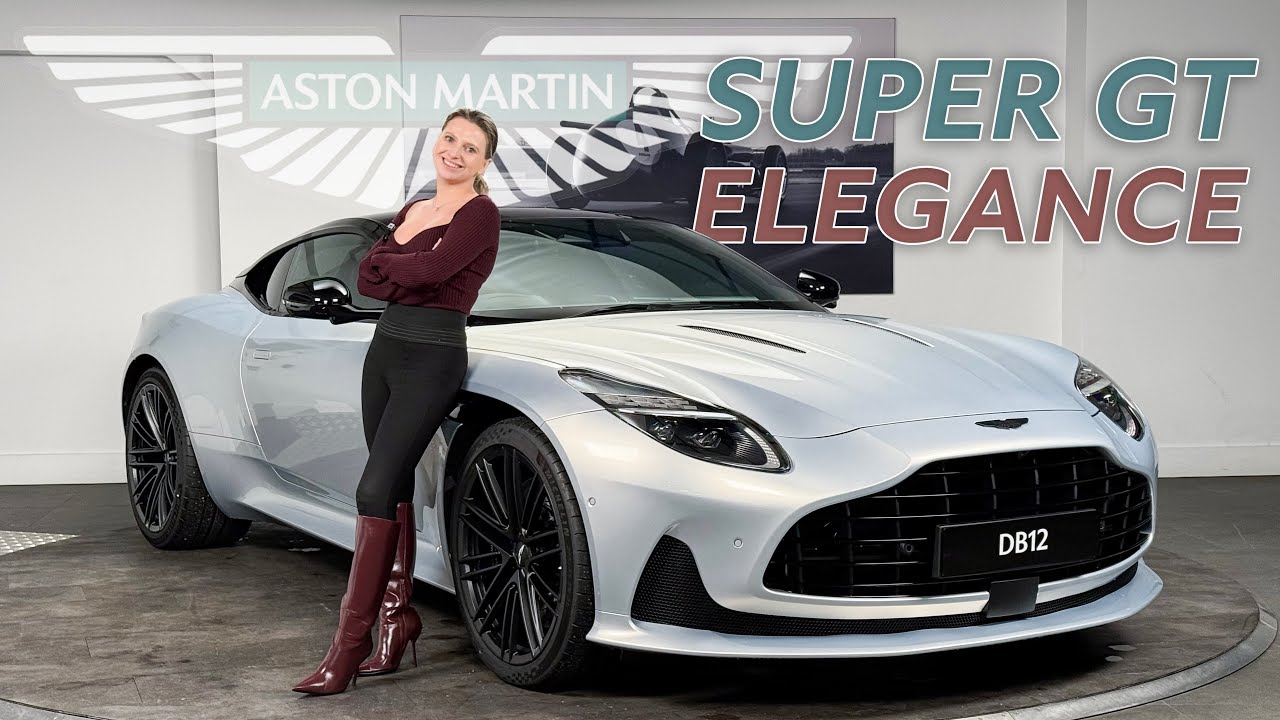 LIGHTNING SILVER - This BRAND NEW Aston Martin DB12 Is GORGEOUS - A Walk Around With Grace
