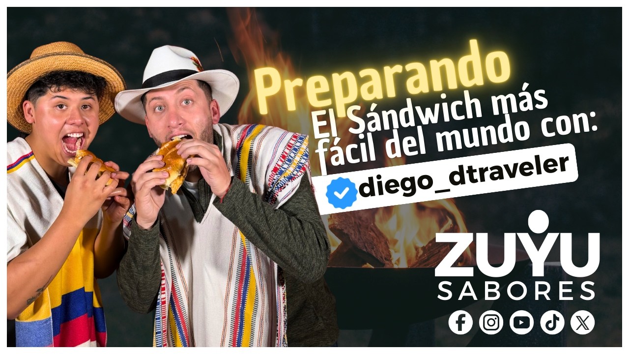 Preparamos el Sándwich más fácil del mundo con DIEGO TRAVEL.