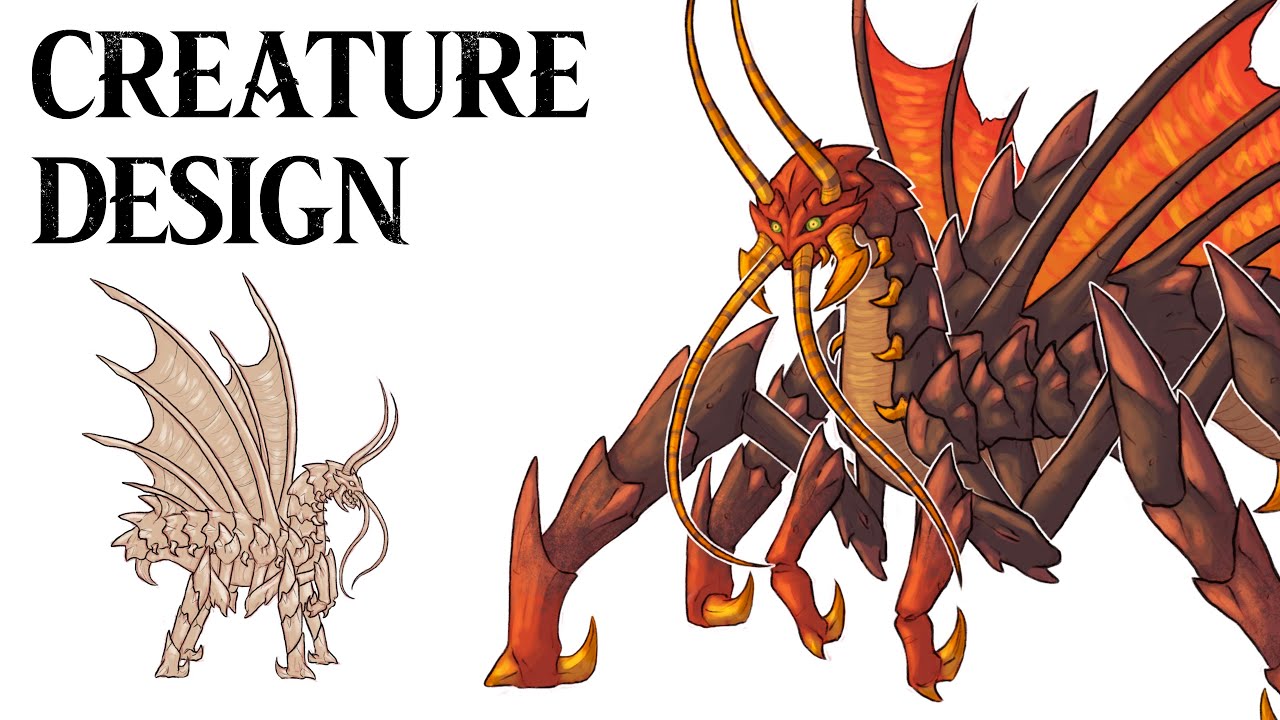 Creature Design - Demon Bugs, Hellhounds & Nightmares!