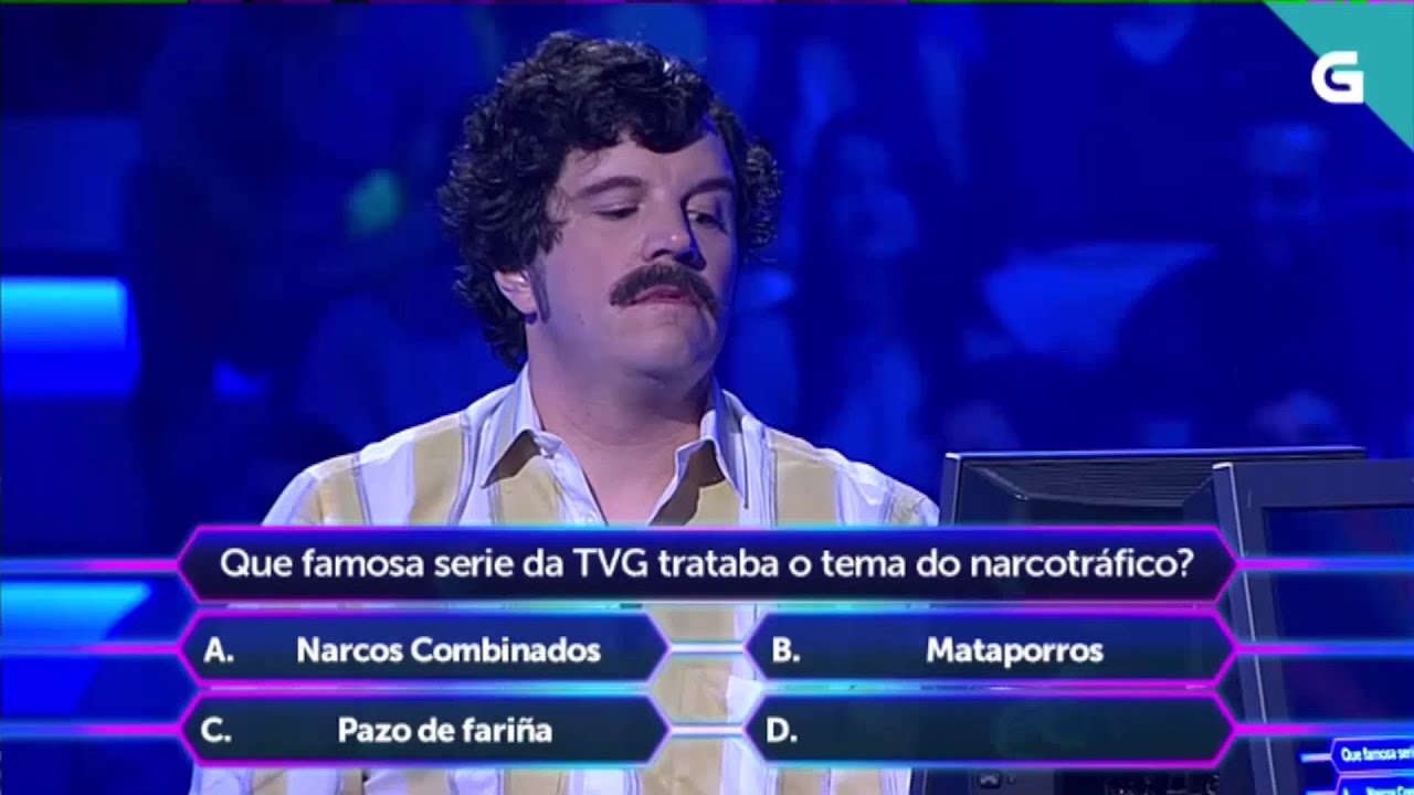 Pablo Escobar, no 'Quen non quere ser millonario'