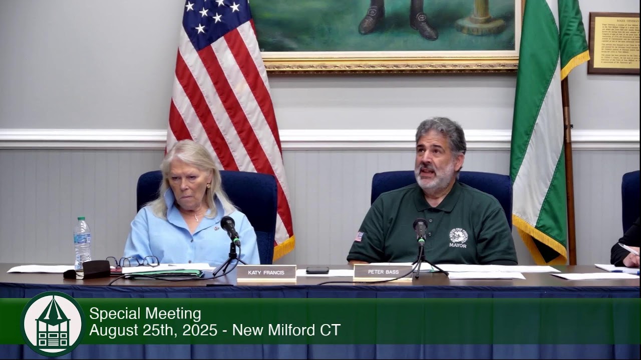 Special Meeting of the Town Council | August 25th, 2025