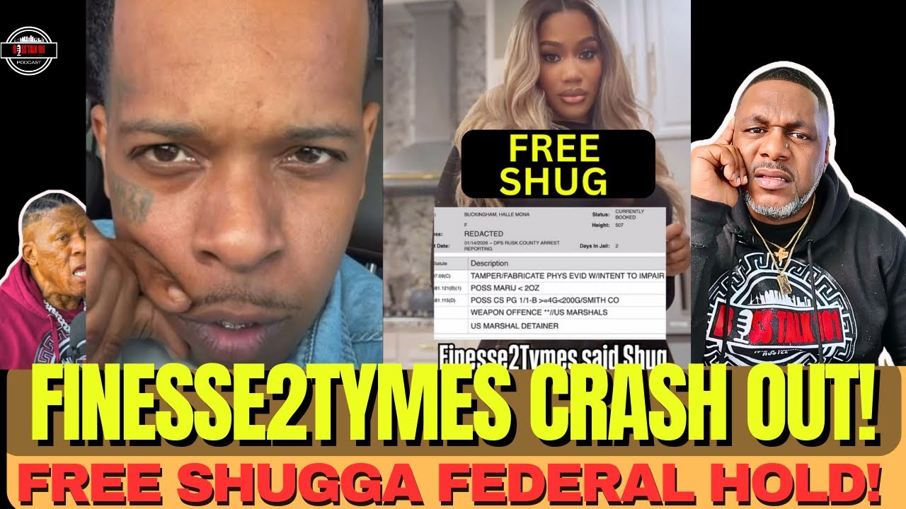 Finesse2Tymes Crash Out! Shugga Arrested Federal Hold! No Bond! This Bad!