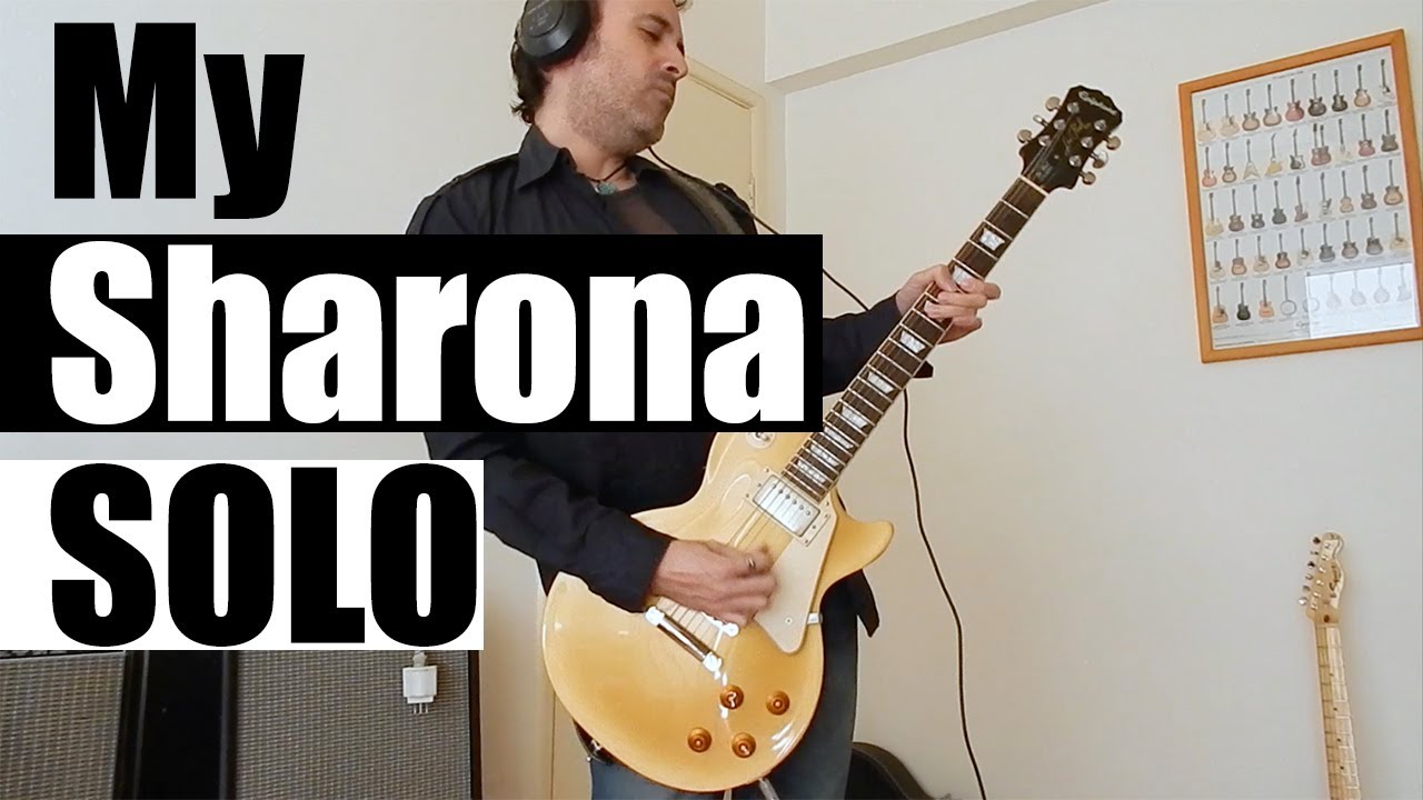 My Sharona guitar solo | The Knack | Epiphone Les Paul | Berton Averre solo