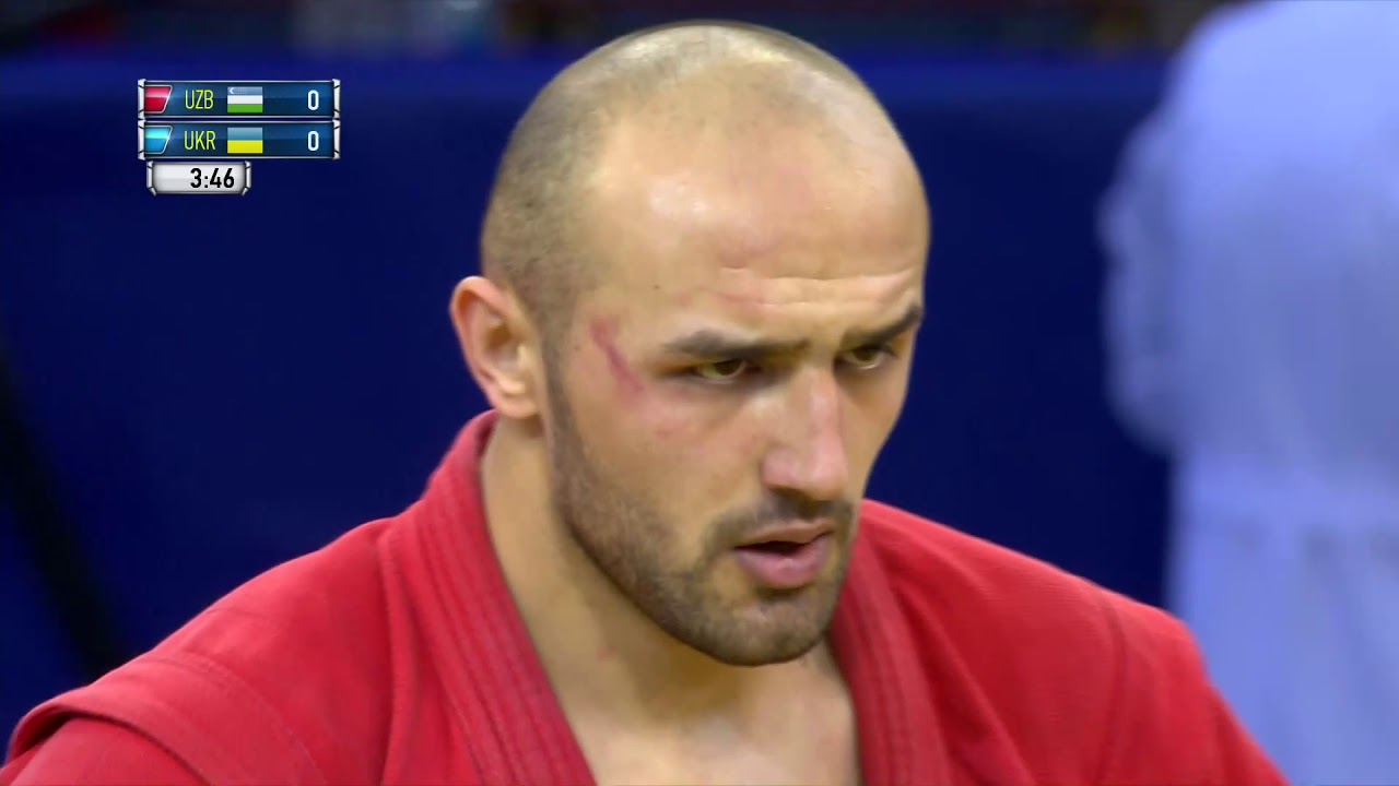 YOKUBOV (UZB) vs NIZHENKO (UKR). International SAMBO Tournament. Belarus 2020