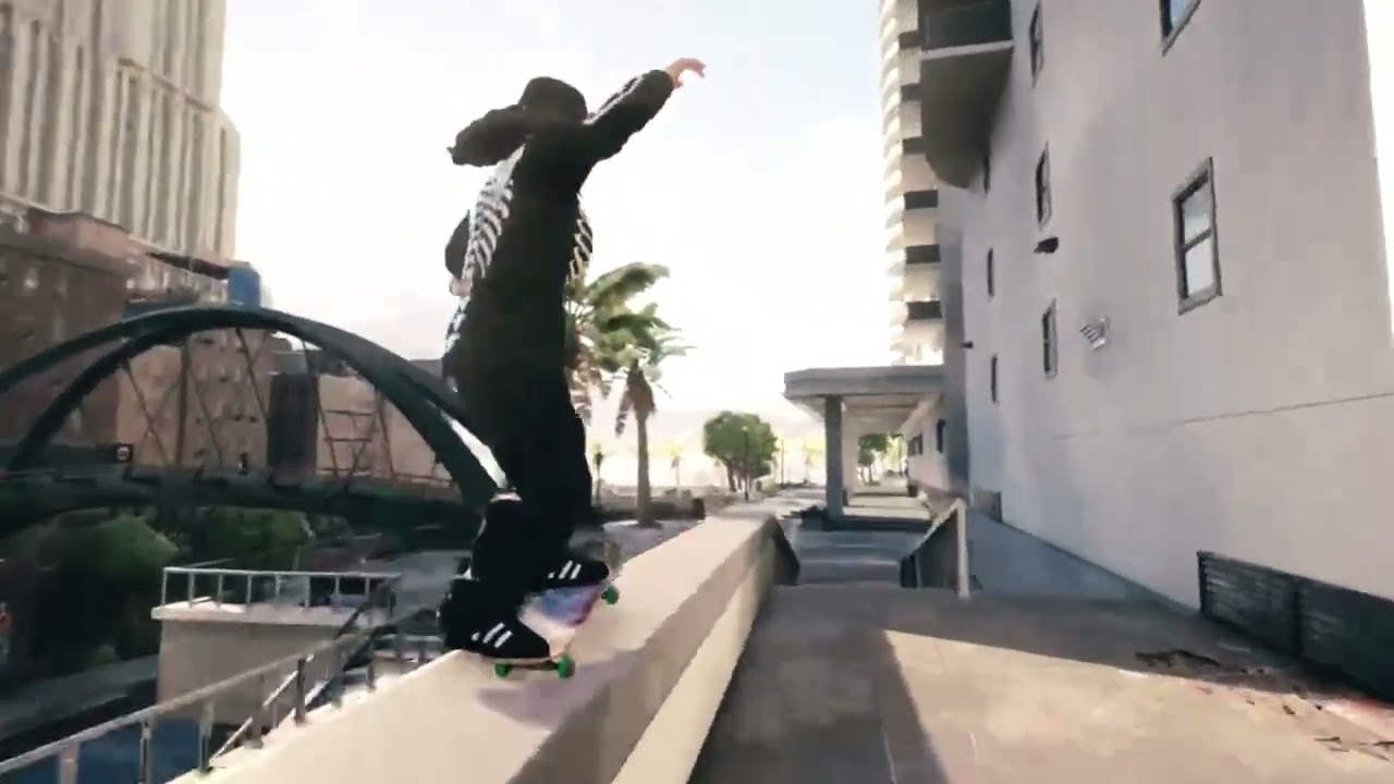 Skate. Frankenstein does the Hump. Realistic group montage.