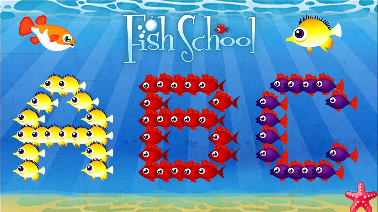 Fish School - Learn Letters, Numbers, Shapes and Colors with Colorful Fish | Duck Duck Moose Games