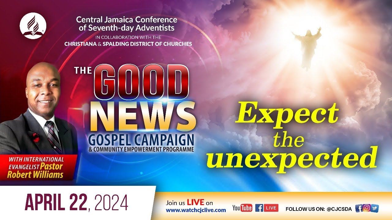 Mon., Apr. 22, 2024 | CJC Online Church | The Good News Campaign | Pastor Robert Williams | 7:00 PM