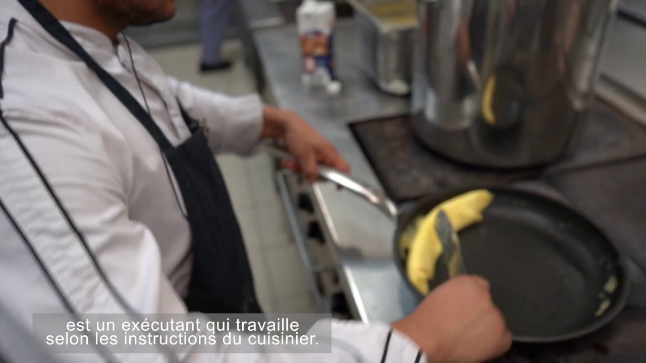 Mon métier ? Commis de cuisine de collectivité !