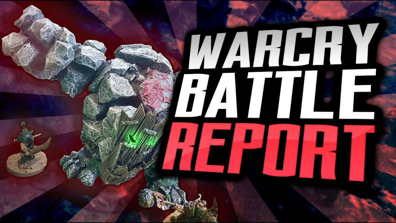 Sylvaneth vs Nurgle Mortals, also feat. Big Bertha  - WARCRY Battle Report -