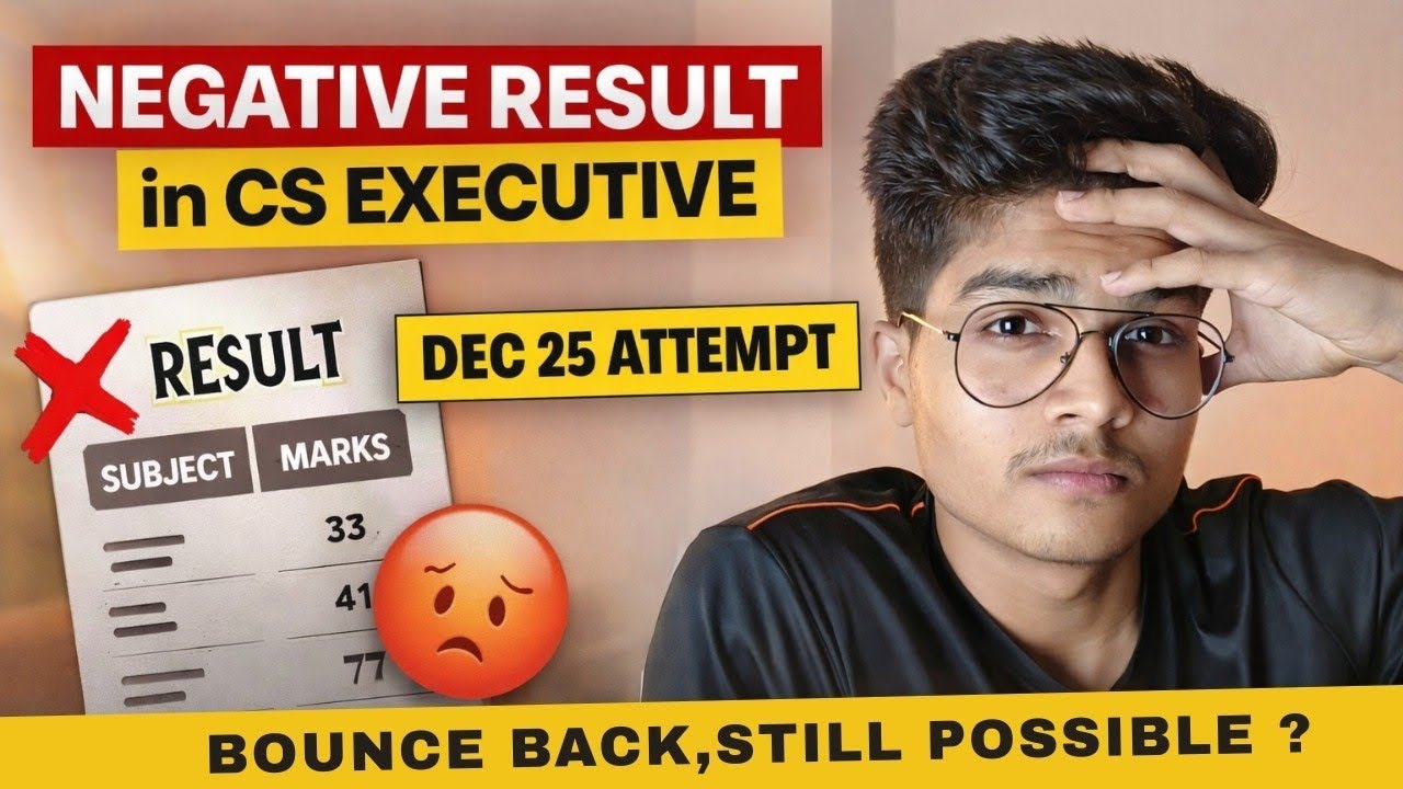 CS Executive dec 25 fail❓90 days bounce back strategy 🤔