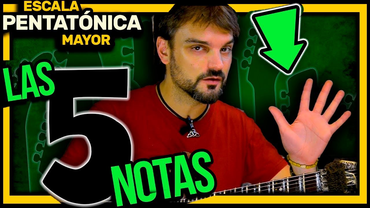 01 🤚 Qué es la ESCALA PENTATÓNICA MAYOR. Que son las Escalas Pentatónicas y qué NOTAS las forman