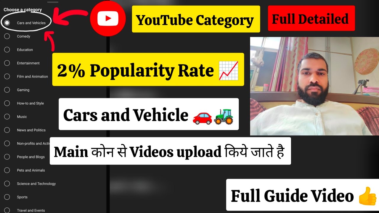 Cars & Vehicles Category Explained 🚗 | YouTube Video Ideas in Hindi