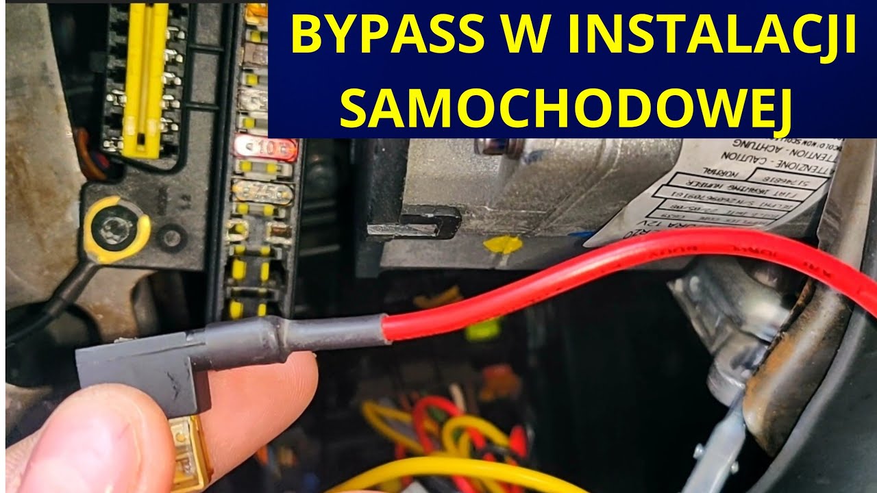 Podłączenie bypass do instalacji samochodowej