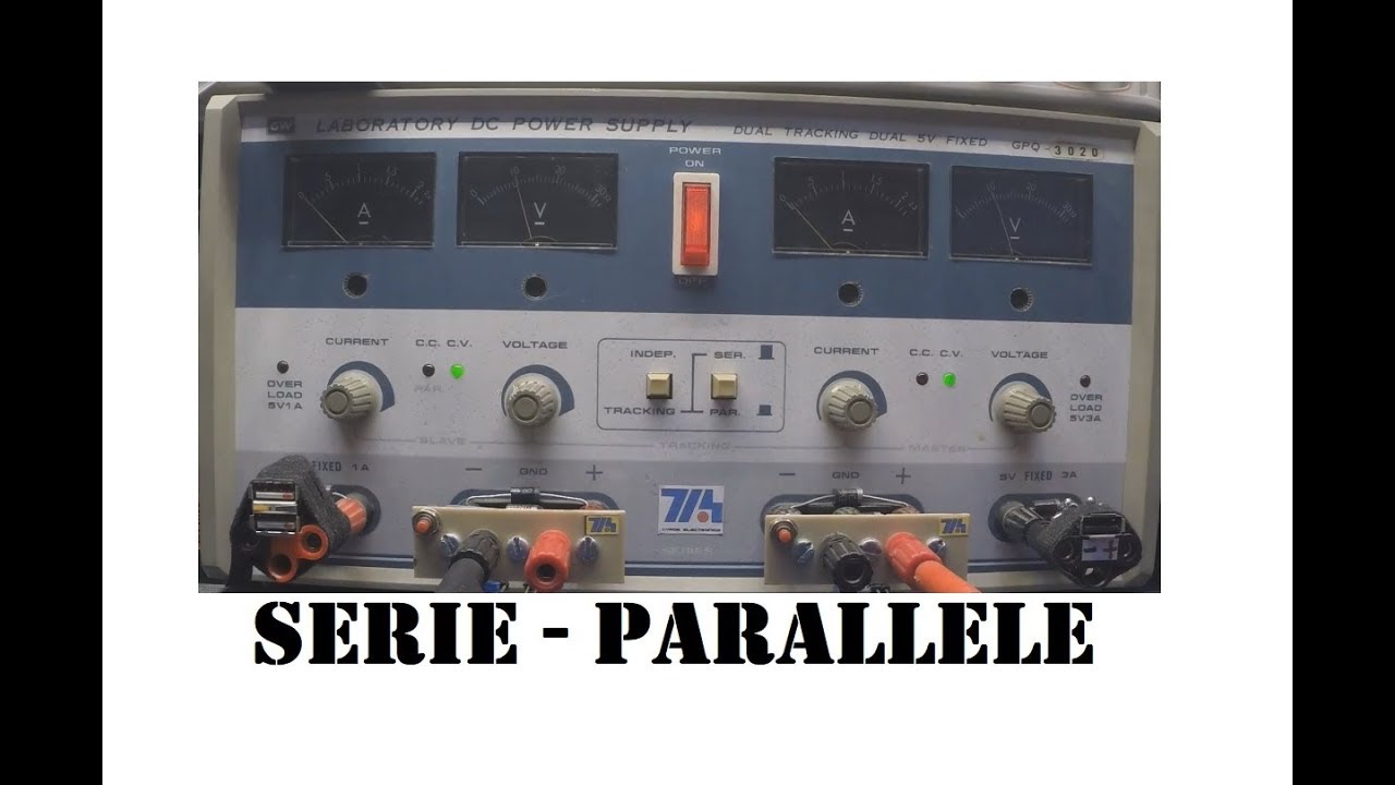 Cyrob : Alimentations en s&eacute;rie ou parall&egrave;le