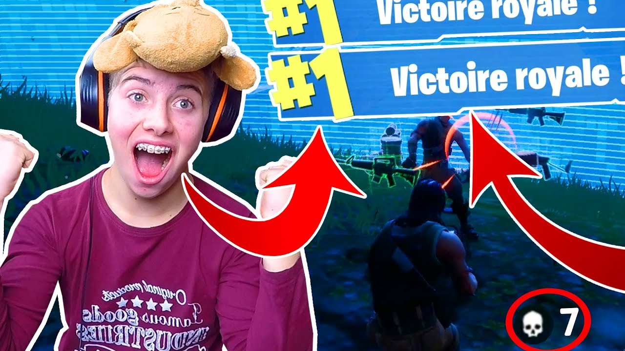 OUIII !!! ENFIN ! MON TOUT PREMIER TOP 1 SUR FORTNITE AVEC 7 KILLS !? - Top 1 Fortnite Battle Royale