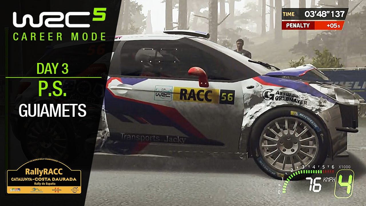 WRC 5 Carreira #37 - Rally de Espa&ntilde;a 2015: Dia 03 - P.S (Guiamets)