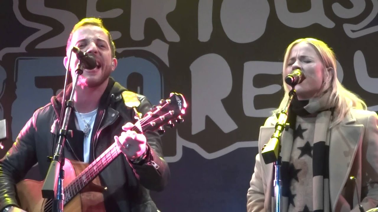 The Common Linnets en James Morrison bij Serious Request