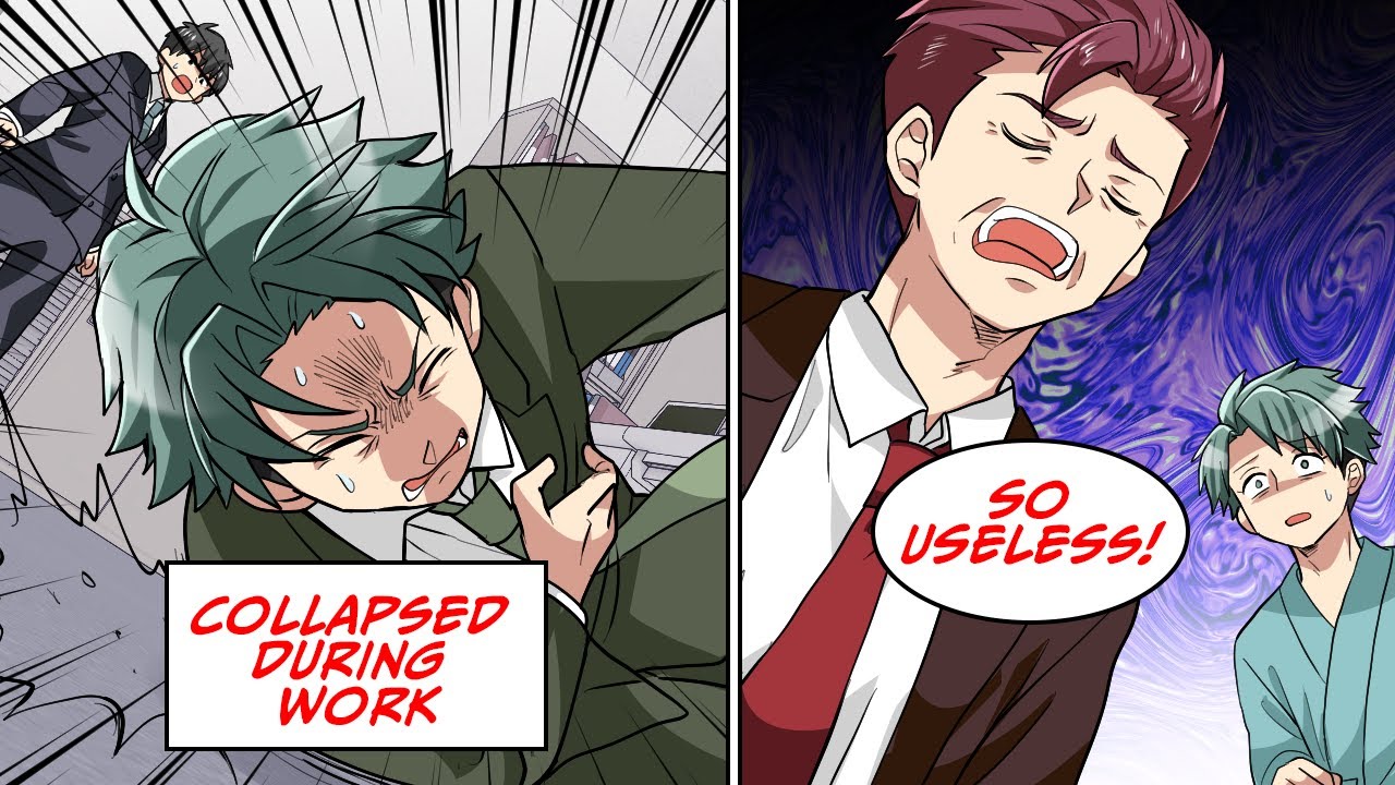 Collapsed during work and my boss came to visit… [Manga Dub]