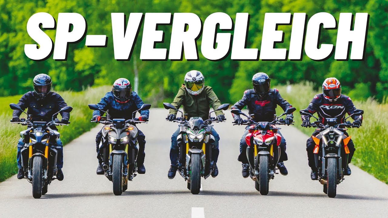 Kawasaki Z900 SE, Yamaha MT-09 SP, Honda Hornet SP, Ducati Streetfighter V2 S, KTM 990 Duke im Test