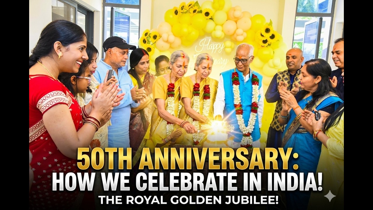50th Wedding Anniversary: How We Celebrate a Golden Jubilee in India! 🇮🇳✨