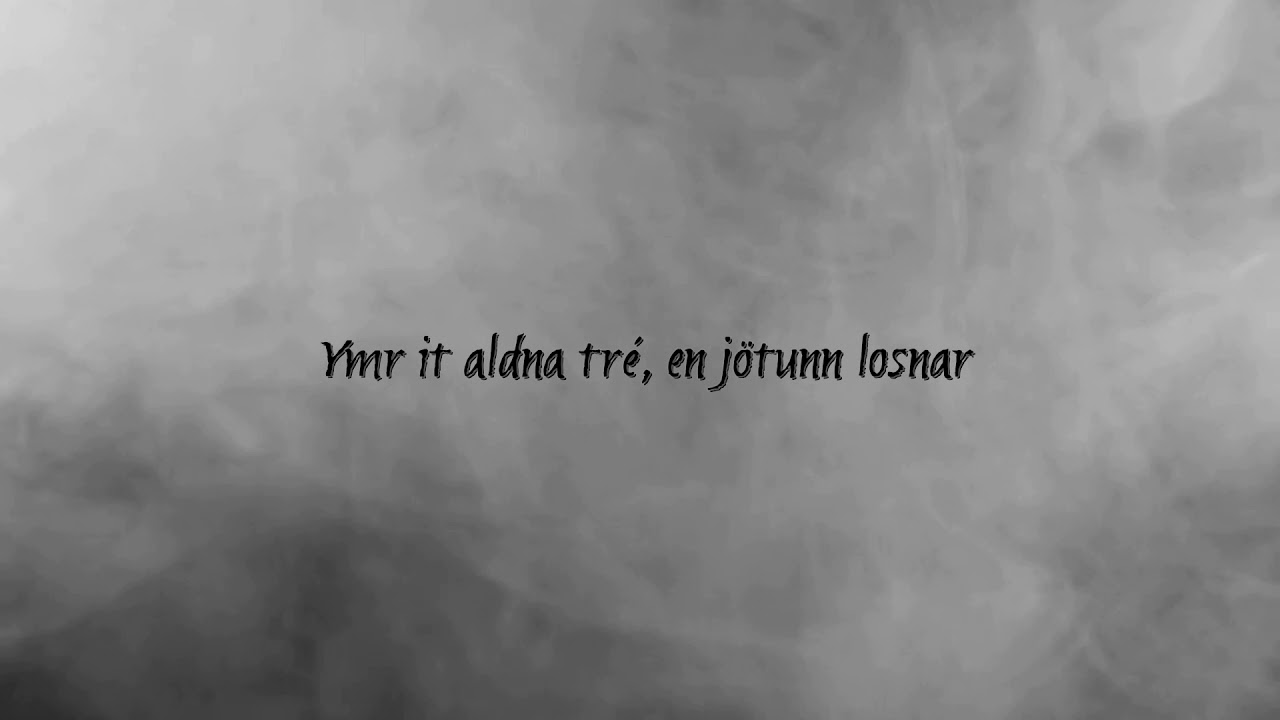 Wardruna - Volusp&aacute; || Skaldic Version || Lyrics [No Translation]