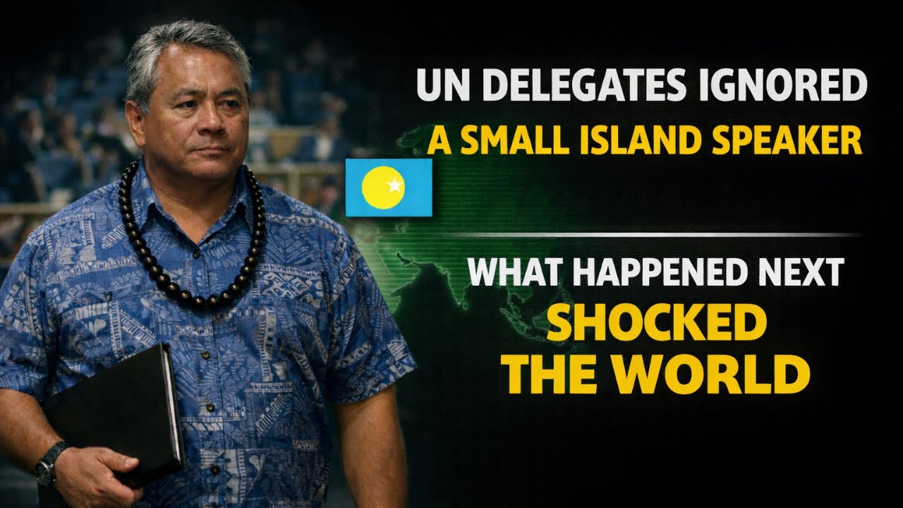 UN Delegates Ignored a Small Island Speaker — Until His 3-Minute Speech Changed the Vote