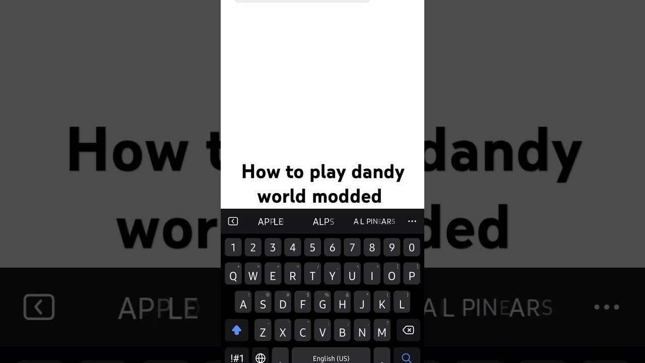 how to play dandy world modded  (RLLY WORKS)