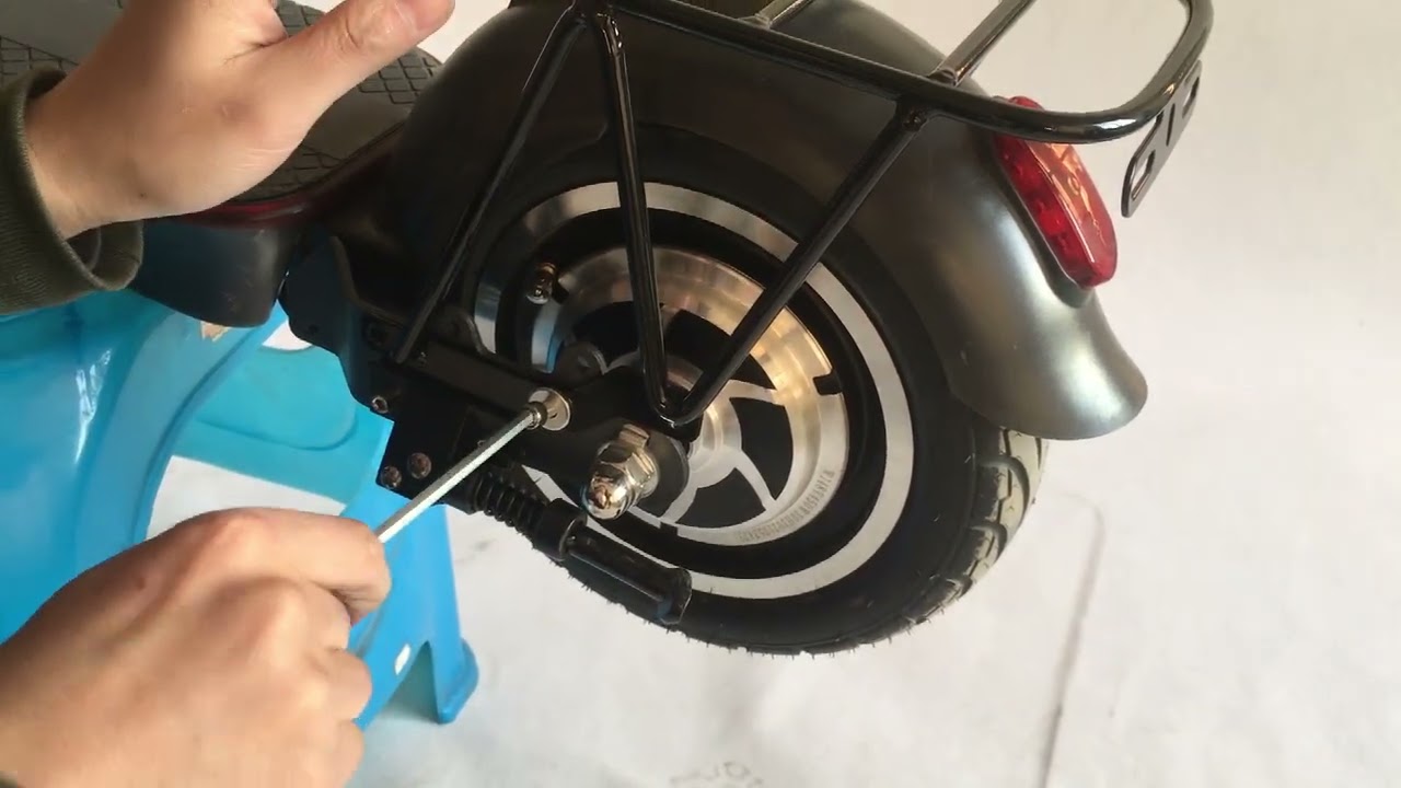 How to install rear rack on scooer A10 or H6