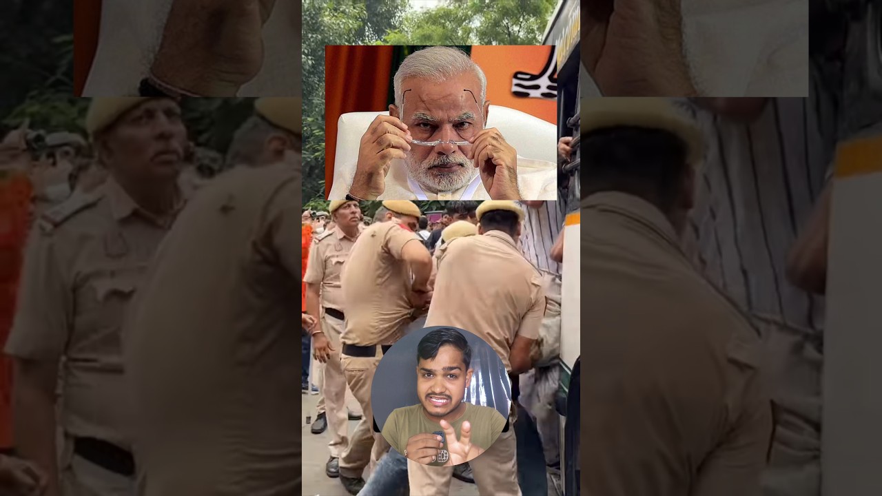 Jantar Mantar Chaos: Students vs Police #protest #jantarmantar