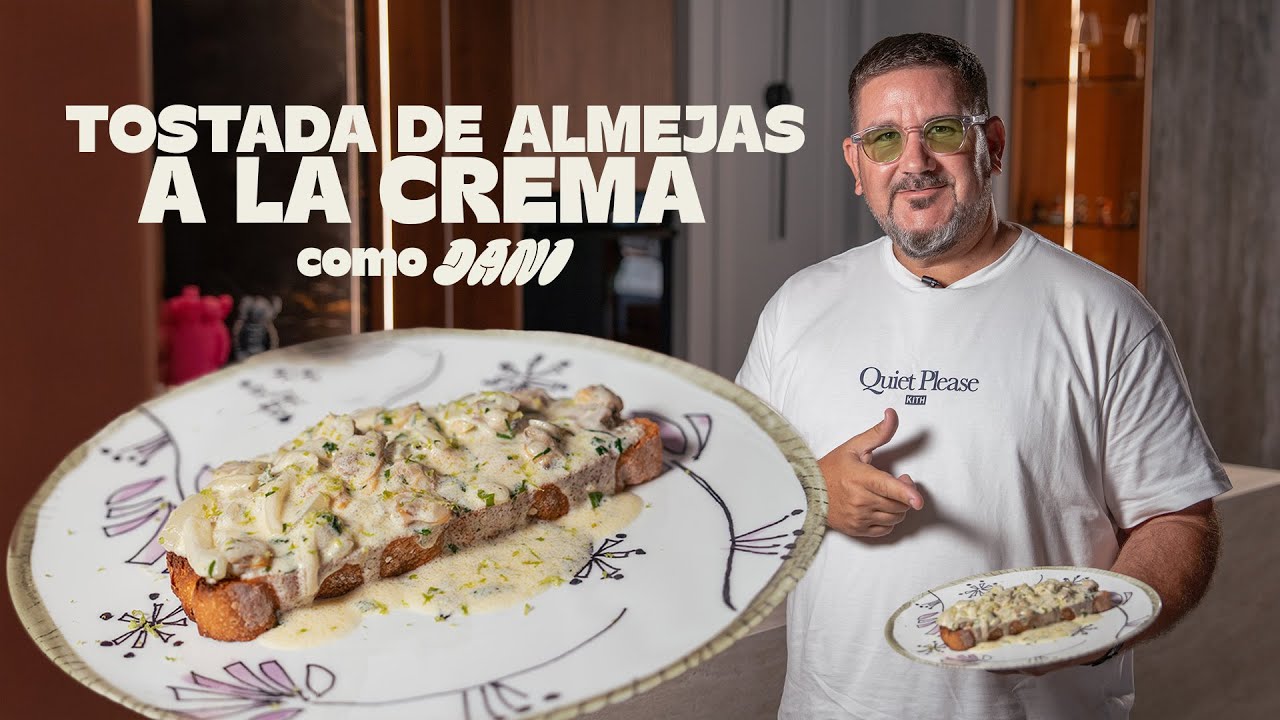 La TOSTA de ALMEJAS más BRUTAL que vas a probar… | Receta FÁCIL y RÁPIDA de DANI GARCÍA
