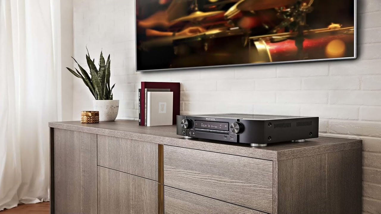 Best Deal: Marantz NR1510 UHD AV Receiver | Slim 5.2 Channel Home Theater Amplifier