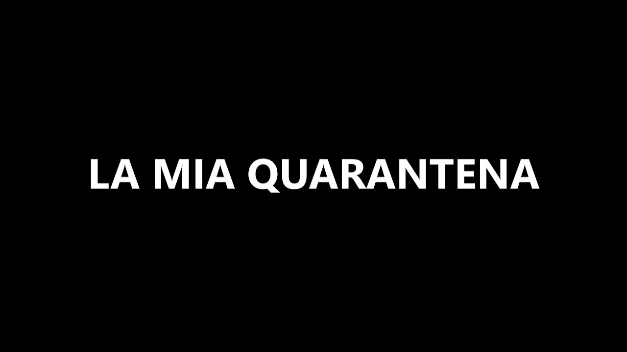 La mia QUARANTENA in 90 SECONDI...