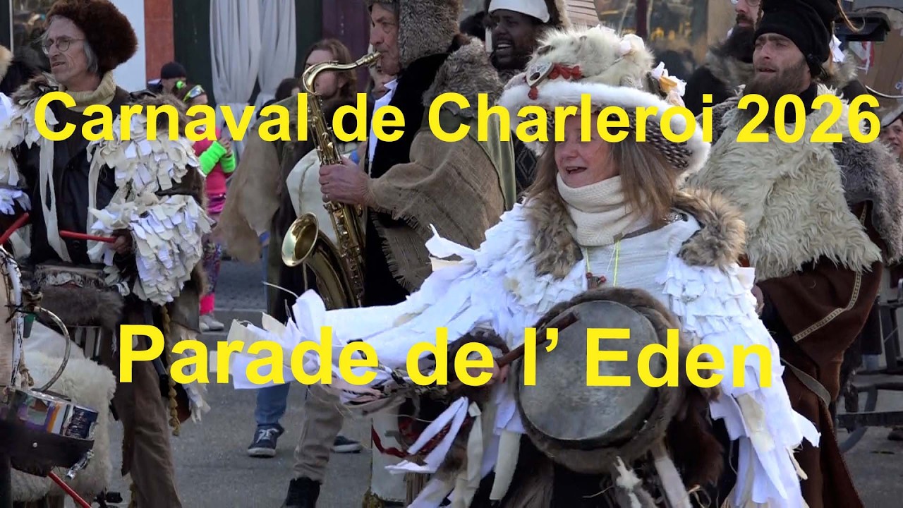 carnaval de charleroi 2026 parade de l'après midi