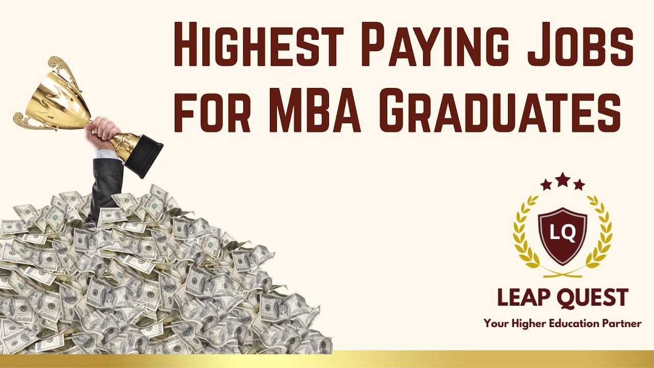 Top Paying MBA Jobs in 2025 | Highest Salaries & Roles Globally