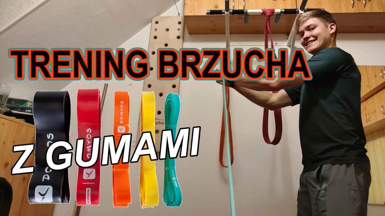 Trening brzucha z gumami | Pomysł na trening