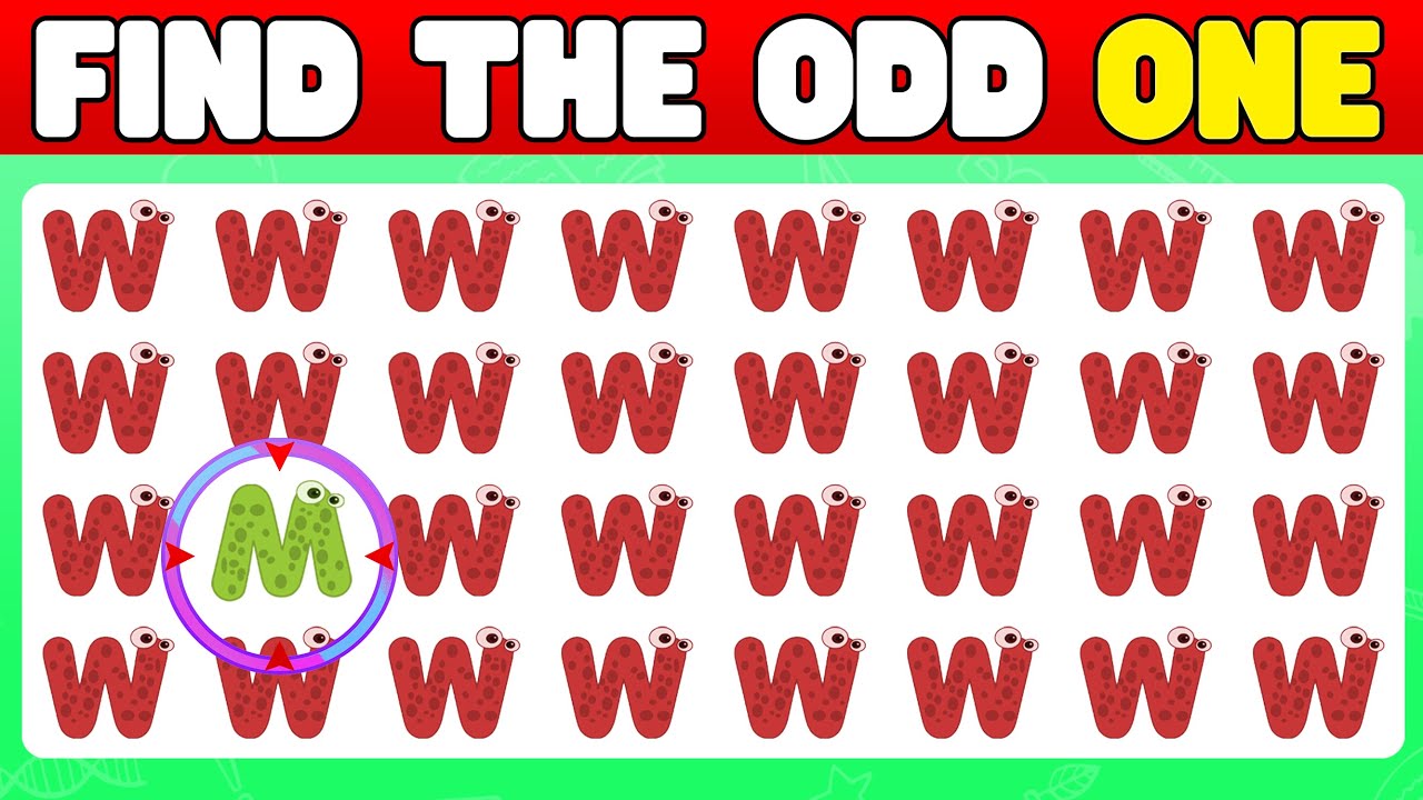 Find the ODD Number & Letter 🧠 Ultimate ODD One Out Quiz!