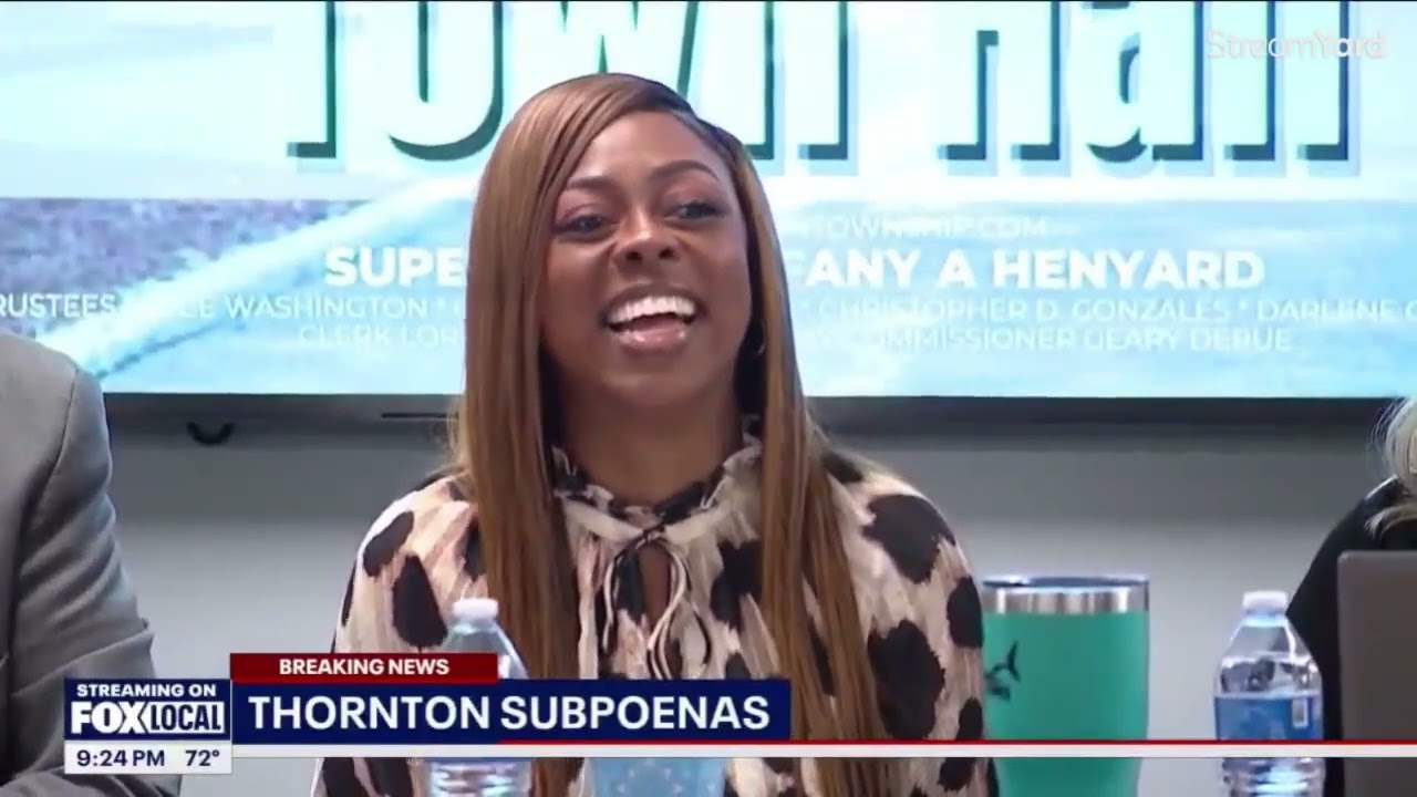 BREAKING NEWS: FBI SERVES FEDERAL SUPENAS AT THORNTON TOWNSHIP!!!