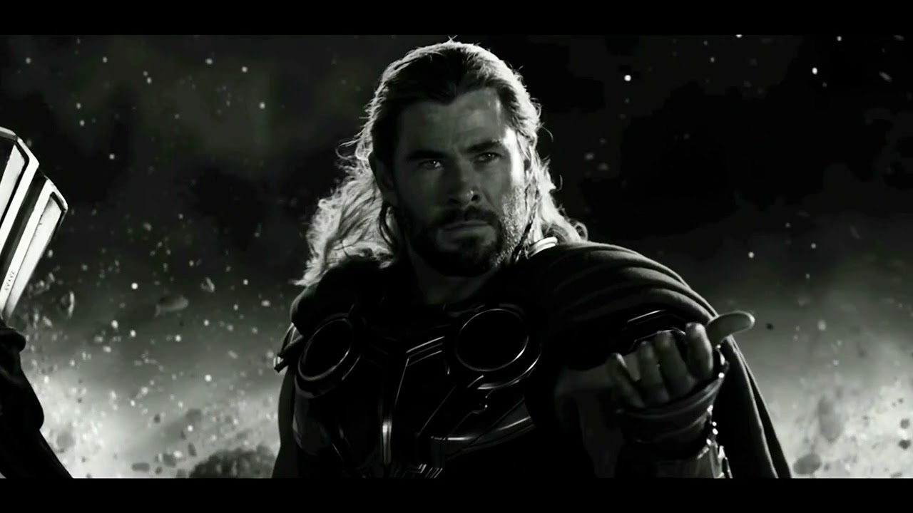 Gorr forging All Black the Necrosword against Thor