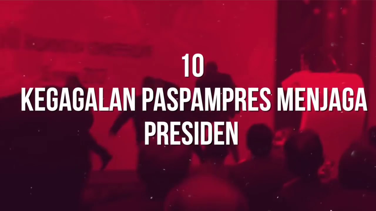 10 kejadian gagal nya pengawalan presiden